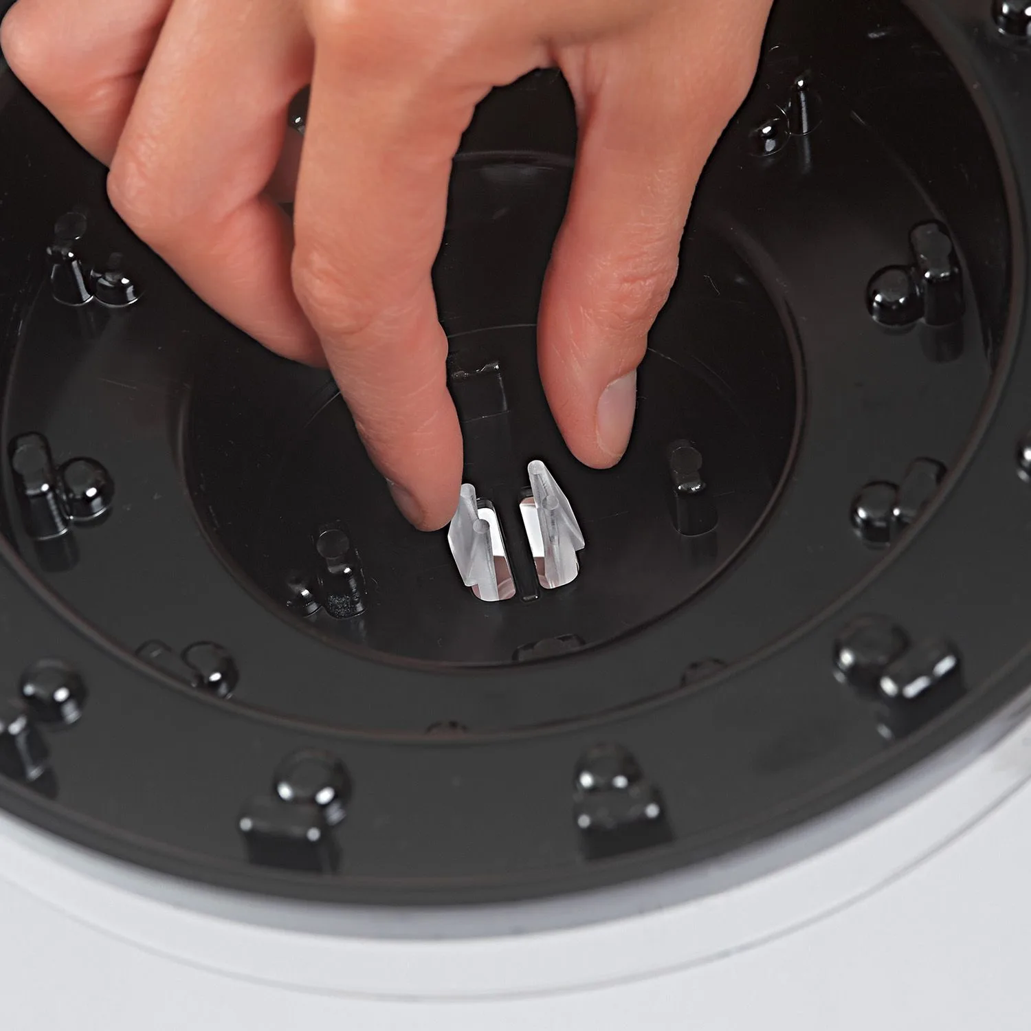 Stojan na cake pops a mini nanuky černý Silikomart